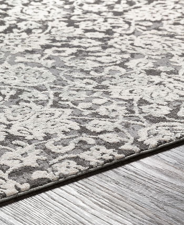 Surya Bahar BHR2300 Medium Gray 7'10" x 10'3" Area Rug Macy's