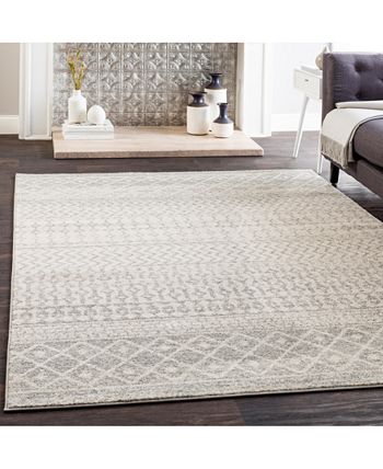 Surya - Elaziz ELZ-2308 Light Gray 2'7" x 7'6" Runner Area Rug