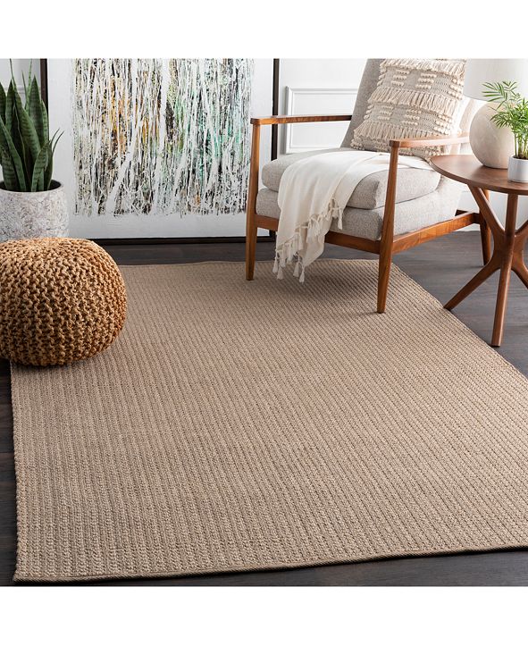 Surya Ember EMB1006 Camel 7'10" x 11'2" Indoor/Outdoor Area Rug
