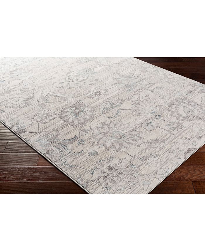 Surya Genesis GNS2303 Silver Gray 2' x 2'11" Area Rug Macy's