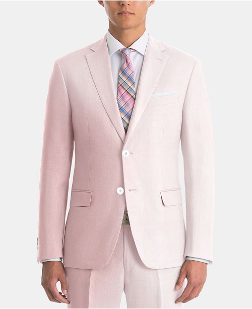 Lauren Ralph Lauren Men S Ultraflex Classic Fit Pink Linen Sport