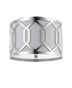 Jonathan Y Hex 2-Light Metal Led Flush Mount
