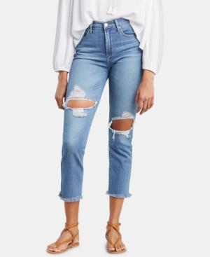 image of Levi-s Women-s 724 Straight-Leg Cropped Jeans