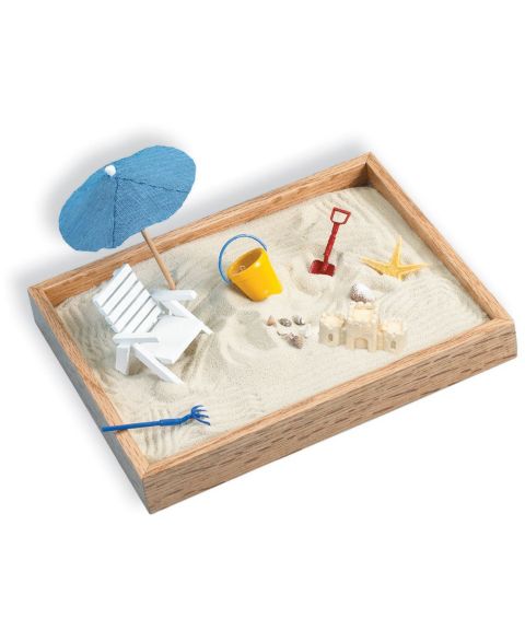 Детские игрушки Areyougame A Day at the Beach Desktop-Sized 9-Piece Sandbox Set, Ages 14+