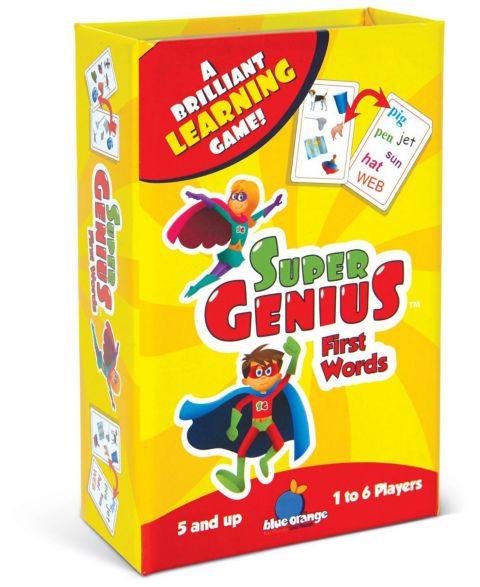 Детская карточная игра Blue Orange Games Super Genius - First Words