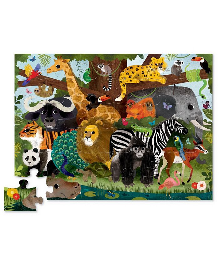 Crocodile Creek Jungle Friends Floor Puzzle 36 Piece Macy's