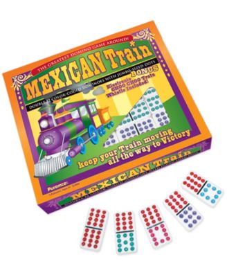 Mexican Train Double 12 Color Dot Dominoes - Professional Size