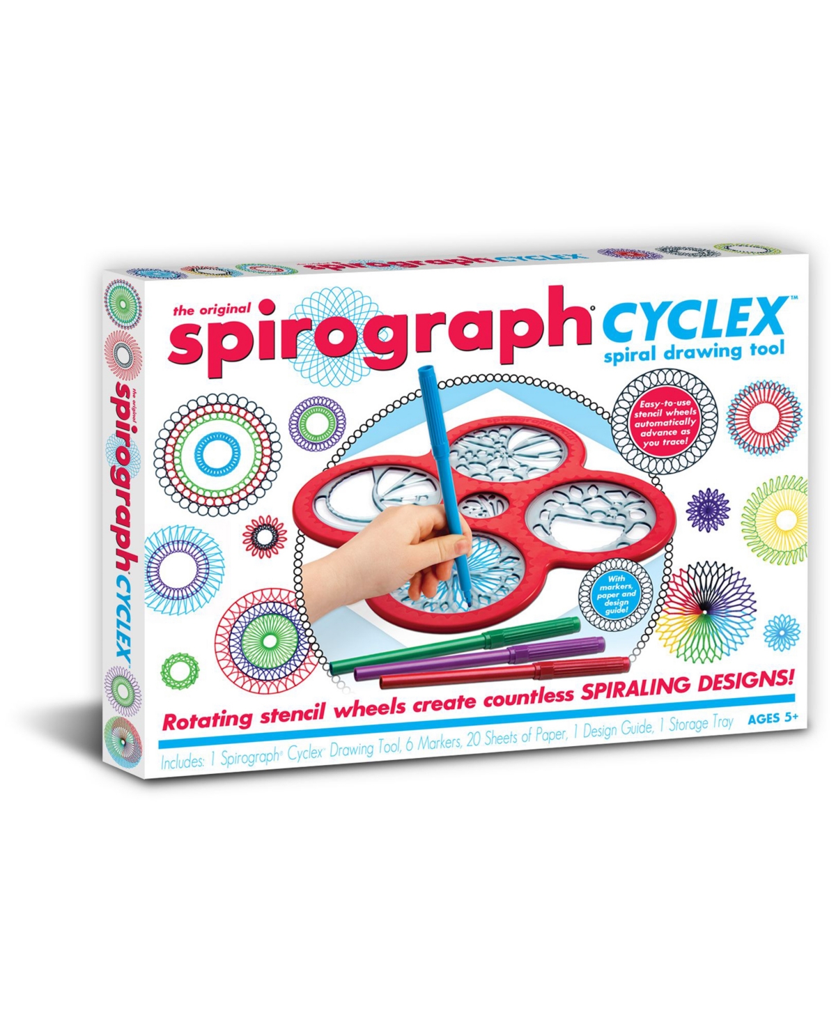 Spirograph Classic Cyclex Spiral Drawing Art Tool Kit In Multi