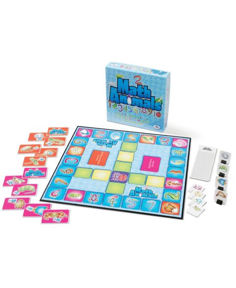Детская настольная игра Talicor Math Animals Educational Board Game, Ages 5+