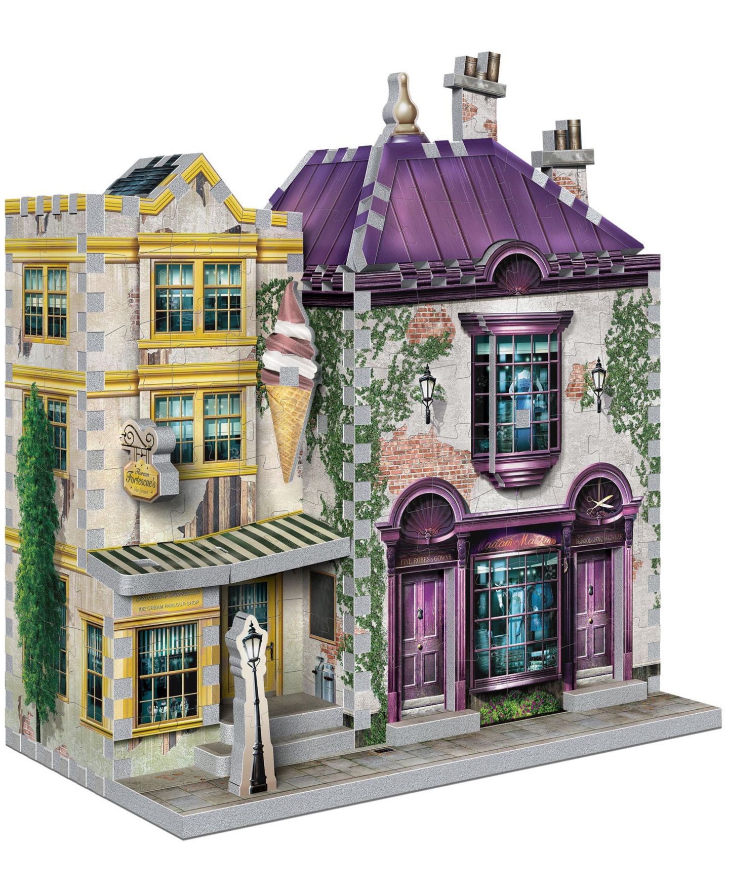 Детский пазл Wrebbit Harry Potter Diagon Alley 3D Puzzle, 290 Pieces, Ages 12+ — фото 6