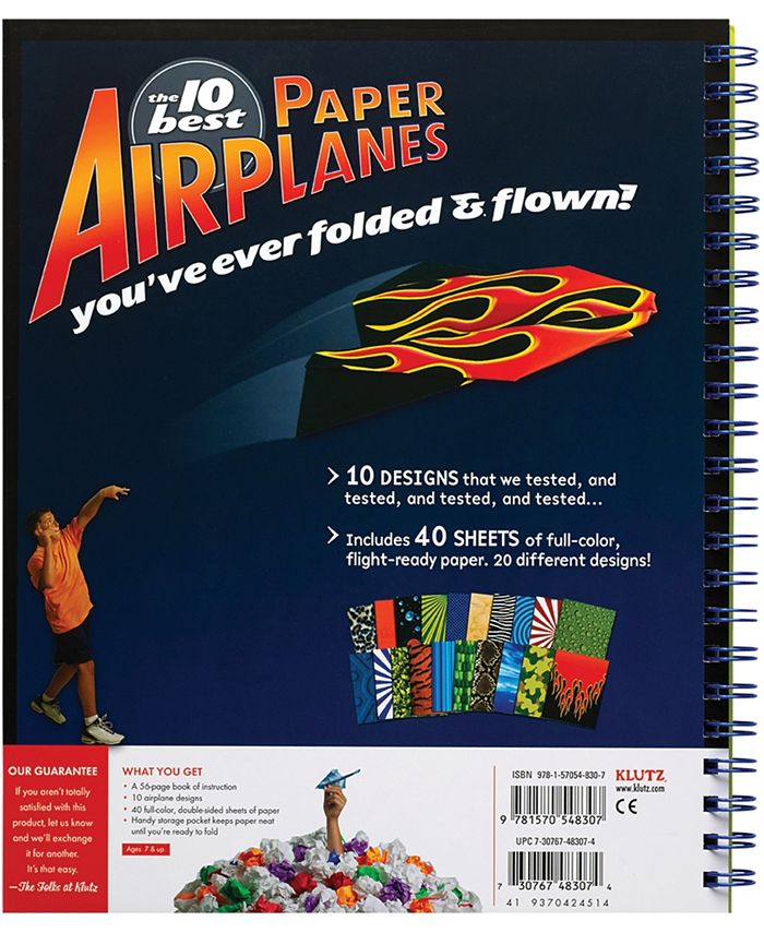 Klutz The Book of Paper Airplanes Craft Kit Macy's