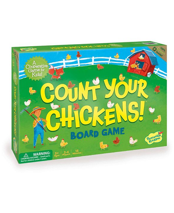 Peaceable Kingdom Count Your Chickens Cooperative Board Game & Reviews