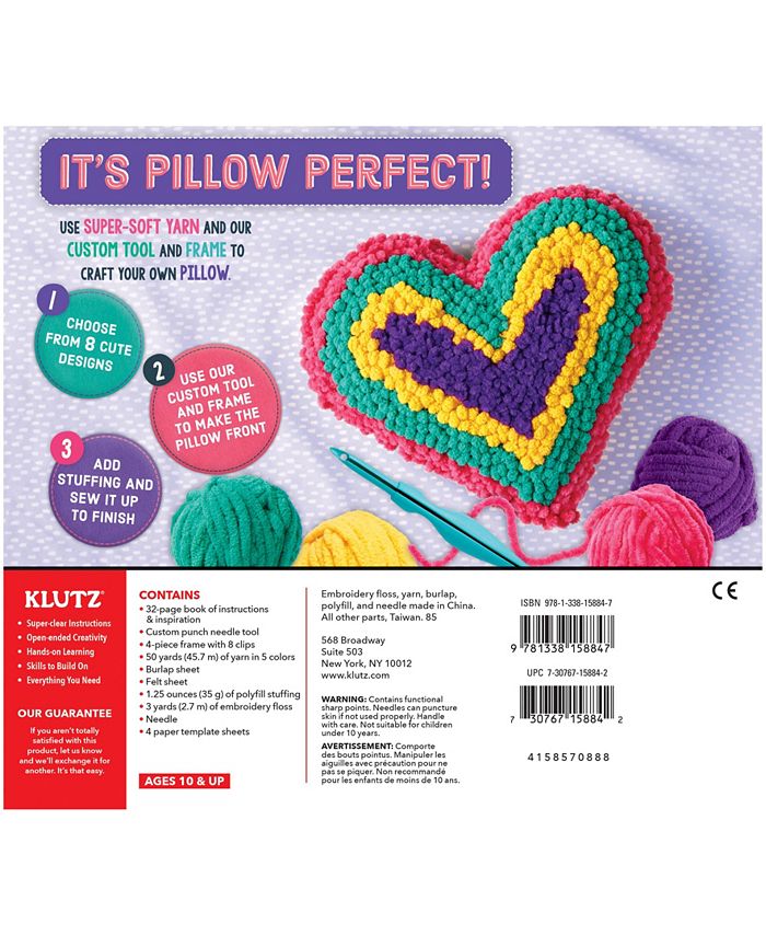 Klutz Punch Yarn Pillow Macy's