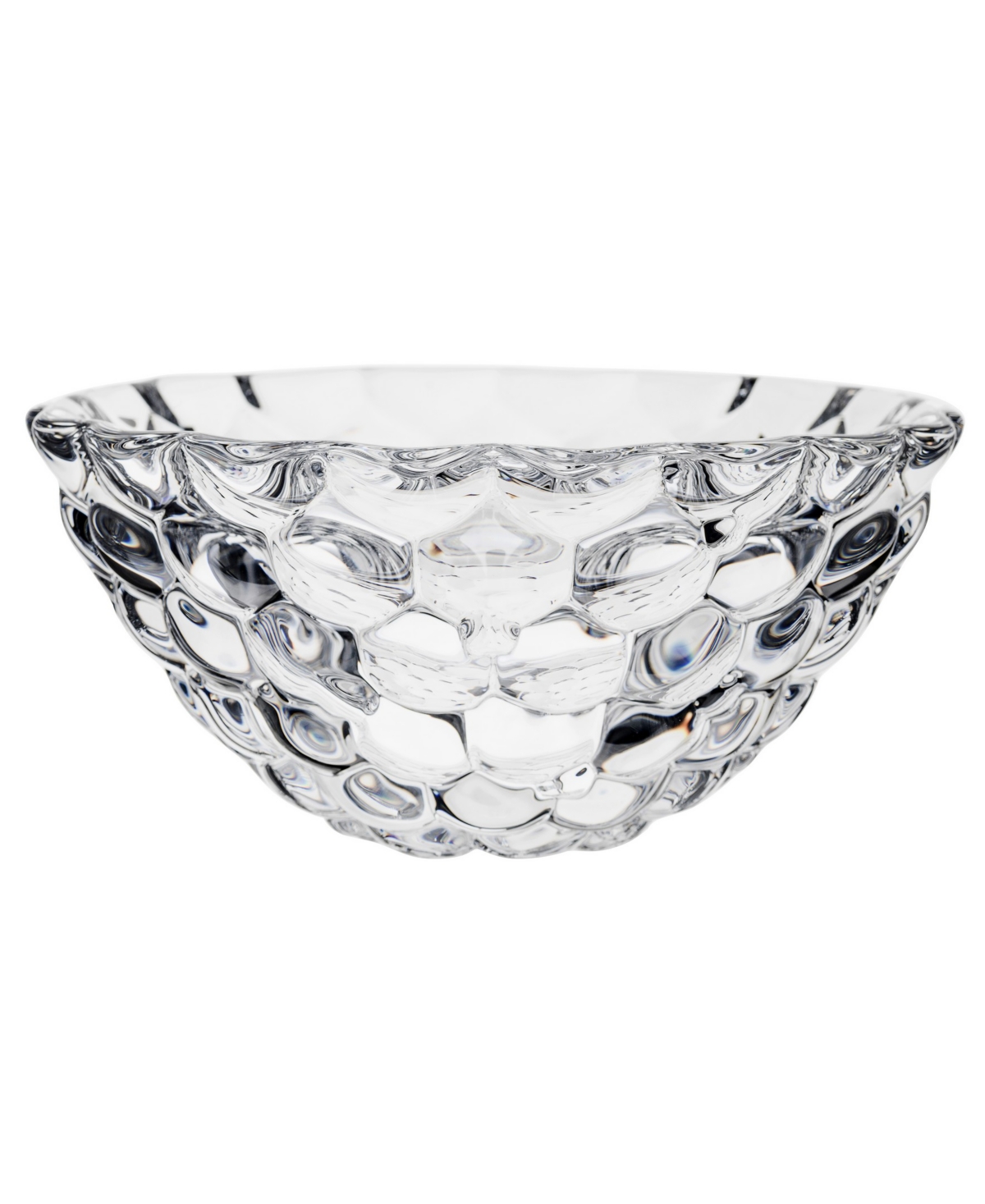 Raspberry Medium Bowl - Clear