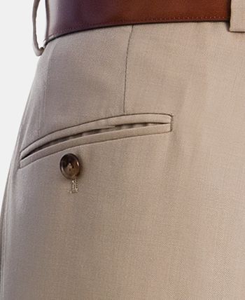 Lauren Ralph Lauren Men's UltraFlex Classic-Fit Wool Pants & Reviews ...