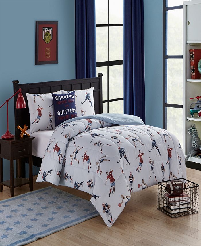 Sanders Sport Team Twin 5 Piece Comforter Set Macy's