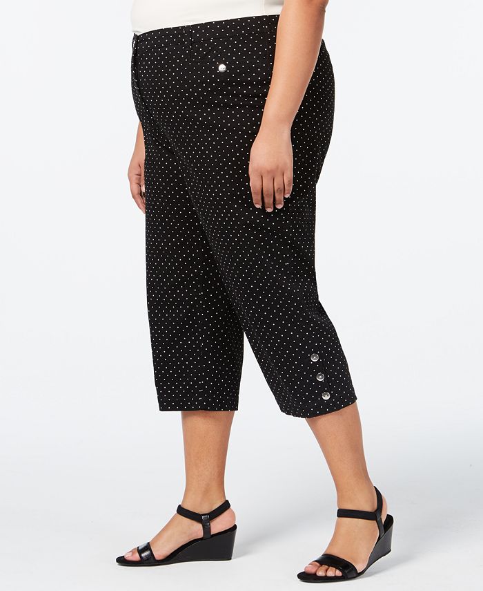 karen scott plus size capri pants