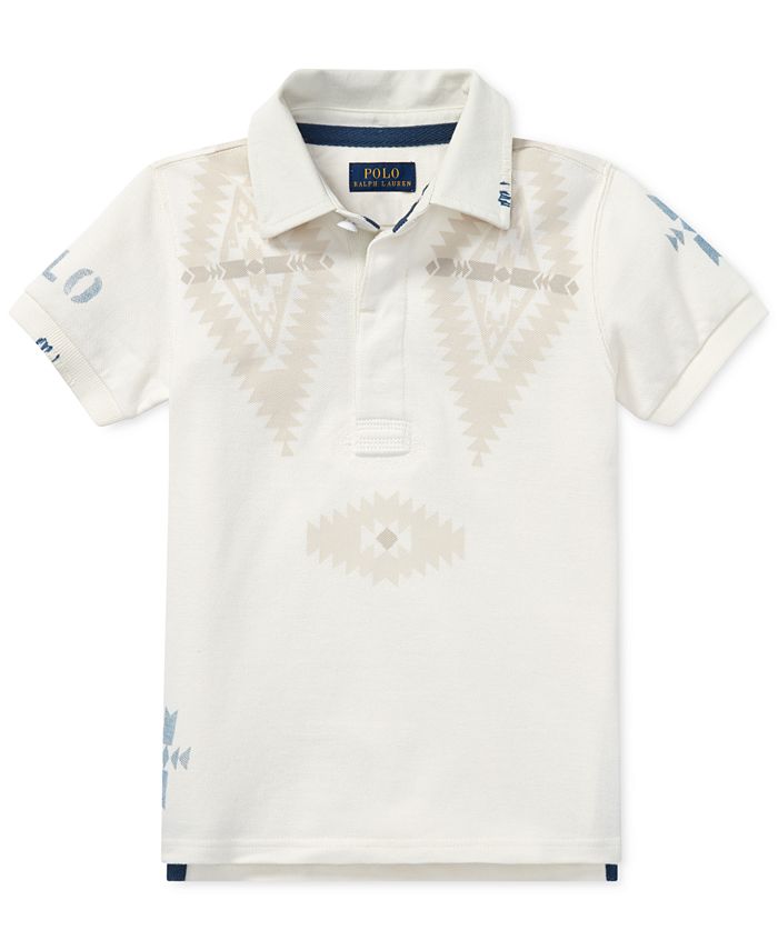Cotton mesh graphic polo 2025