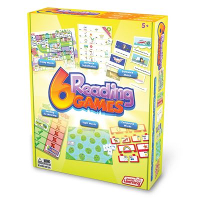 Junior Learning Reading Games Set of 6 Different Games