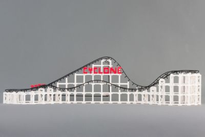 CDX Blocks Brick Construction Cyclone Roller Coaster Building Set