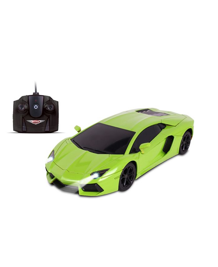 Nkok Luxe 1 Is To 24 Scale Radio Controlled Lamborghini Aventador Coupe Rc Colors Vary Orange Green Reviews Macy S