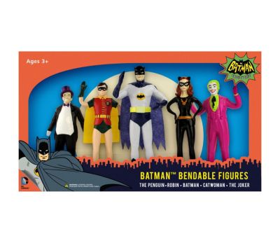 batman and robin bendable figures