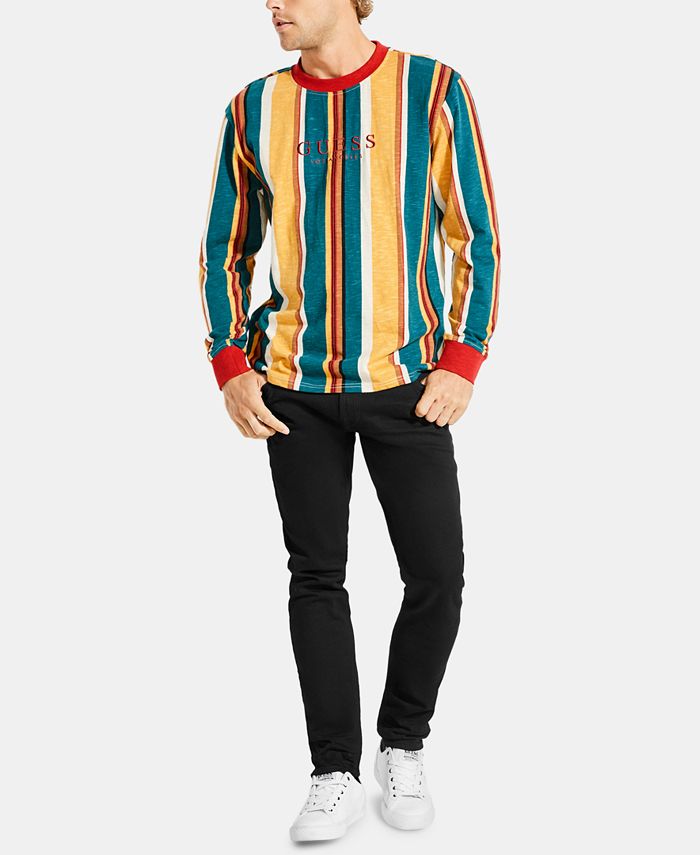 Guess striped shirt macys best sale