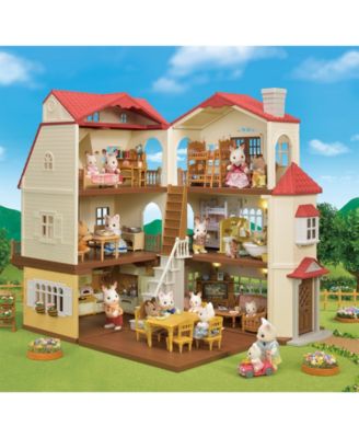 calico critters red roof country home gift set