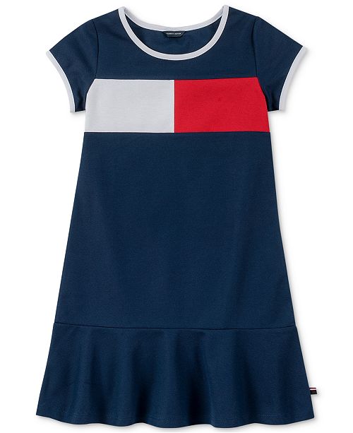 Tommy Hilfiger Little Girls Pique Logo Dress Reviews All Girls