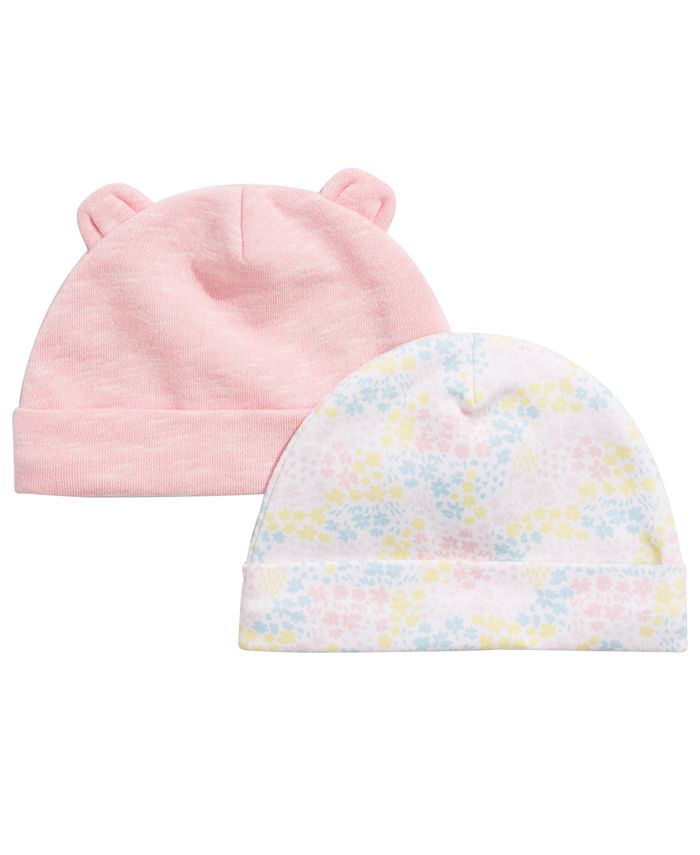 First Impressions Baby Girls 2Pk. Hats, Created for Macy's Macy's