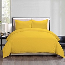 Water and Stain Resistant Microfiber Duvet Cover Mini Set
