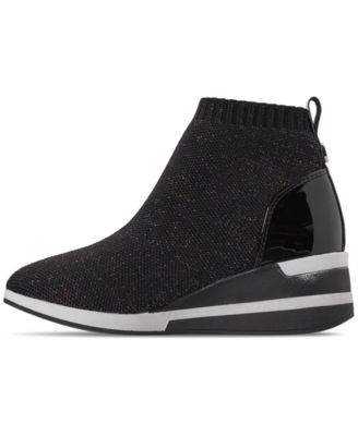 Steve Madden Little Girls' JDusky Sock Wedge Platform Casual Sneakers from Finish Line