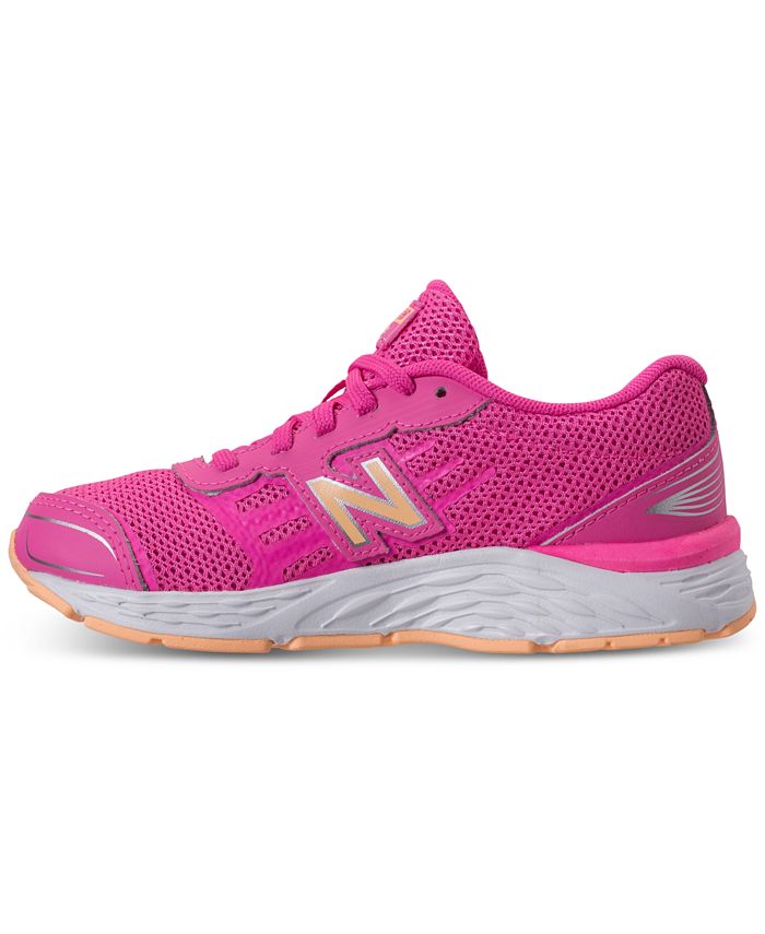 New Balance Girls' 680v5 Wide Width Running Sneakers from Finish Line ...