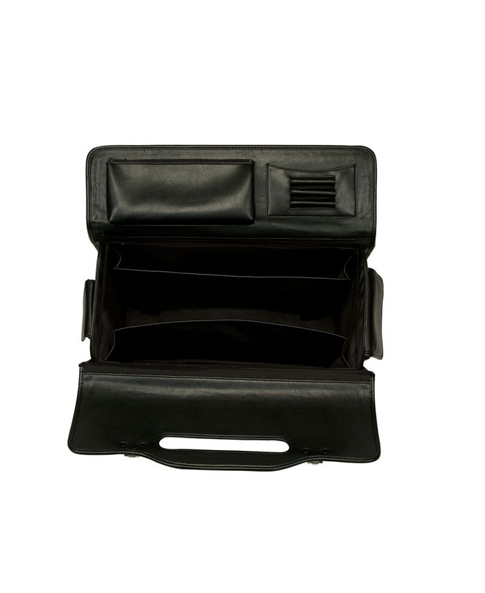 Royce Leather Royce New York Rolling 15" Laptop Briefcase Macy's