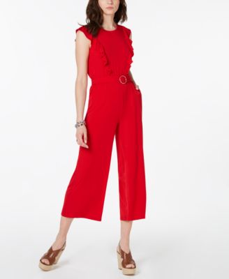 michael kors belted jumpsuit