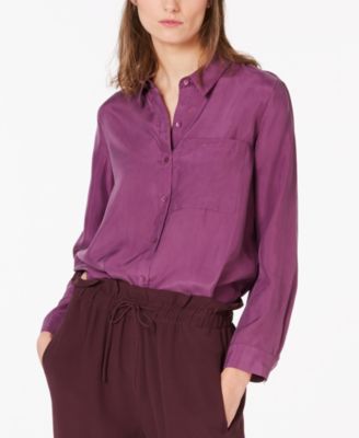 Eileen Fisher - Silk High-Low Blouse