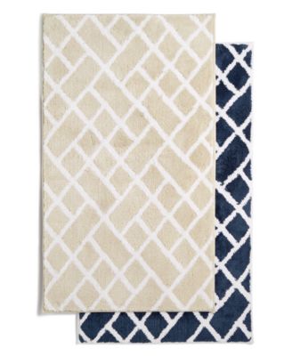 Hotel Collection - Geo Cotton 22" x 36" Bath Rug