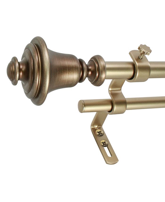 Decopolitan - Bastone per tende, in bronzo antico, 60 a 100 cm