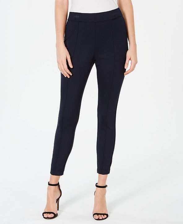 anne klein slim ankle pull on pants