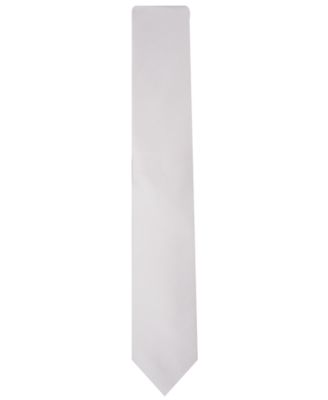Men's Solid Texture Slim Tie, Created for Macy's