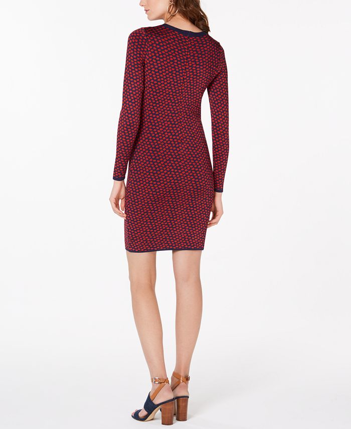 Michael Kors Jacquard Sweater Dress Macys 