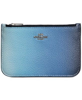 blue ombre coach purse