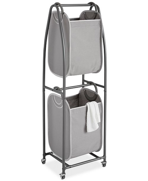 Neatfreak 2 Tier Rolling Vertical Laundry Sorter With Hamper Totes Everfresh Odor Control Reviews