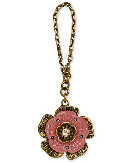 Coach Metal And Resin Tea Rose Bag Charm Reviews