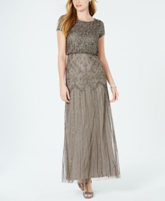 Adrianna Papell Sequin Blouson Gown Online Shop, UP TO 50% OFF 