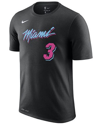 Dwyane Wade Miami Heat Nike Earned Edition Player T-Shirt Men's Dri-FIT NBA  New