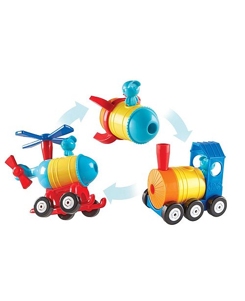 Learning Resources 1 2 3 Build It Rocket Train Helicopter