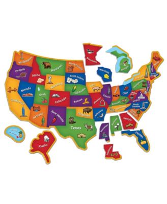 Learning Resources Learning Essentials - Magnetic U.s. Map Puzzle- 44 Pieces