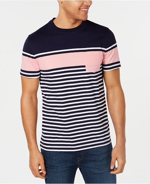 Club Room Men S Striped Pocket T Shirt Reviews T Shirts