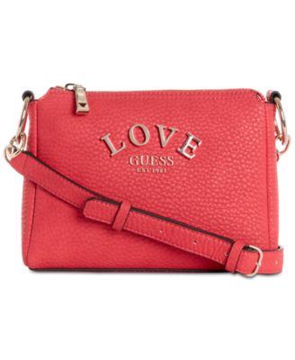 guess in love handbag